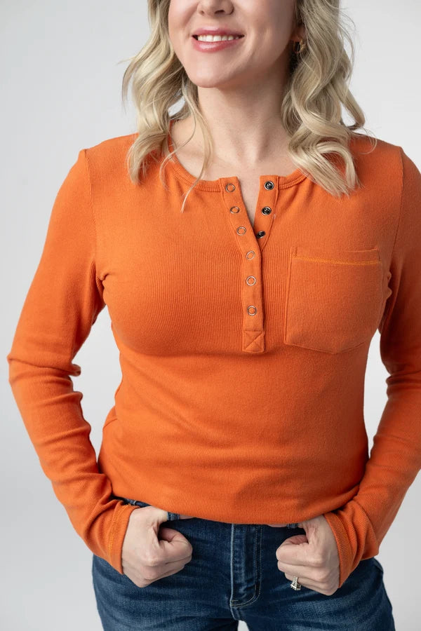 Georgia Long Sleeve Top - 4 Colors