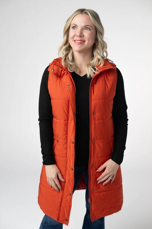 Harlow Long Vest - 10 Colors
