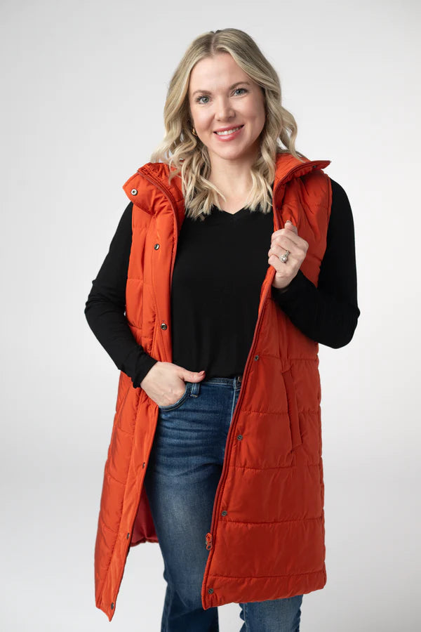 Harlow Long Vest - 10 Colors