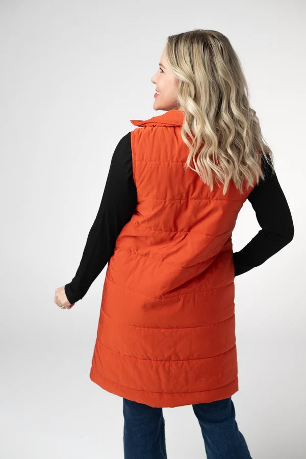 Harlow Long Vest - 10 Colors