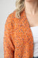 Carly Confetti Dot Cardigan - Pumpkin