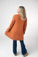 Carly Confetti Dot Cardigan - Pumpkin