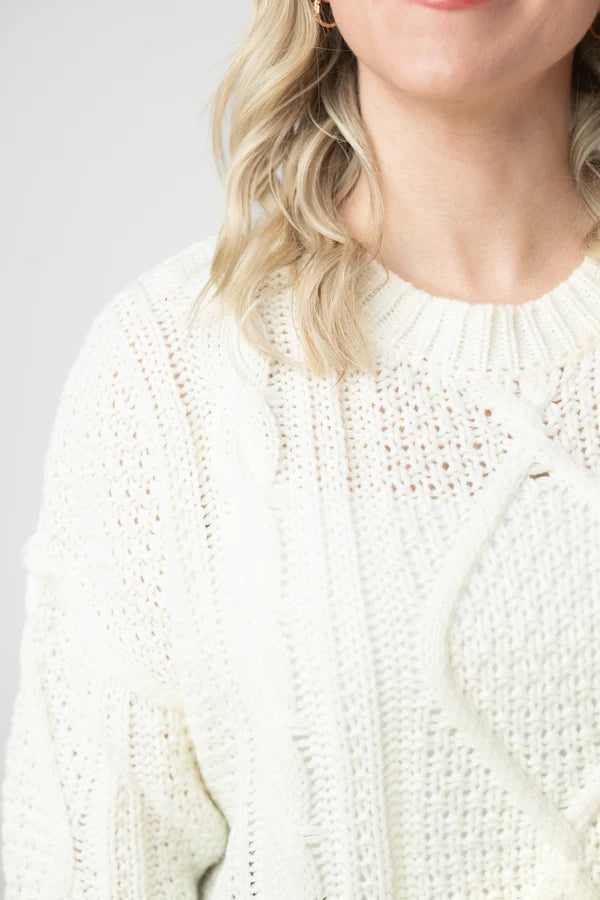 Cable Knit Sweater - 4 Colors