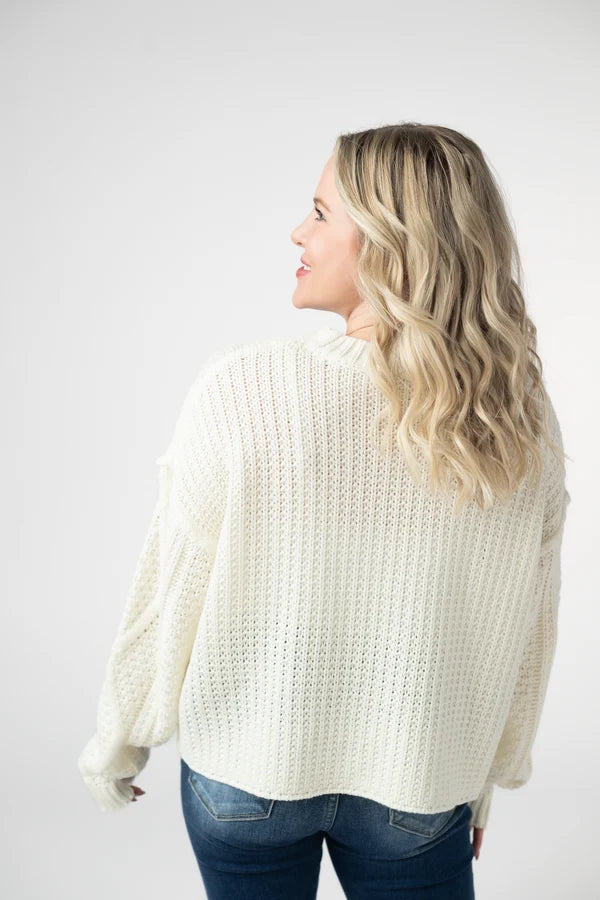 Cable Knit Sweater - 4 Colors