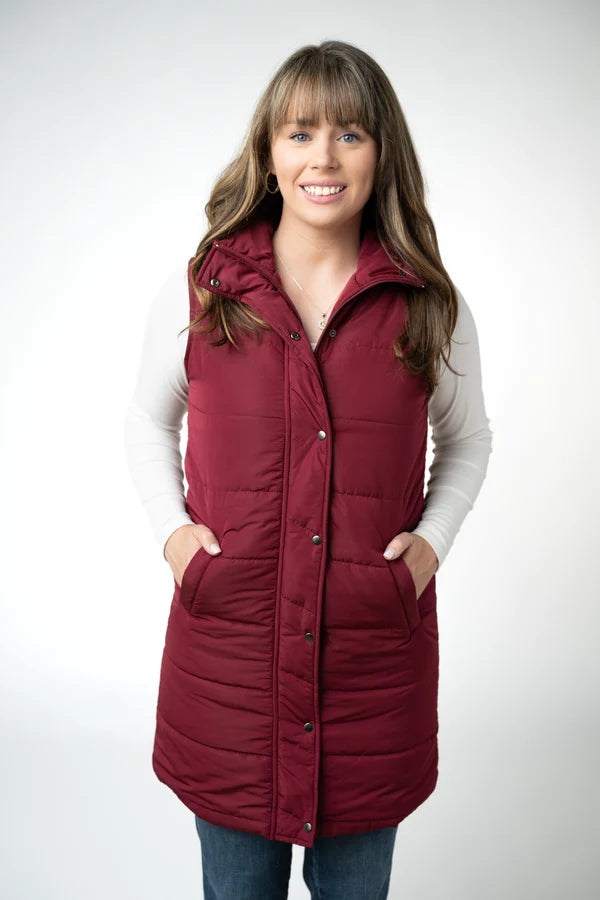 Harlow Long Vest - 10 Colors