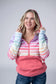 HalfZip Hoodie - Rainbow Stripes *