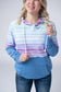 Hailey Pullover Hoodie - Rainbow Stripes *
