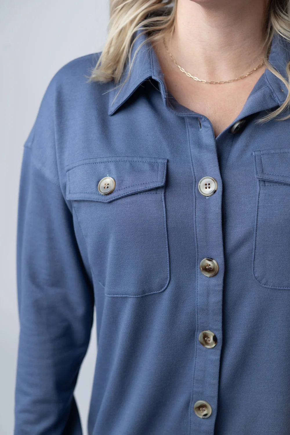 Brenna Button Down Top - 4 Colors