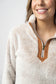 Ryan 1/4 Zip Sherpa - Camel