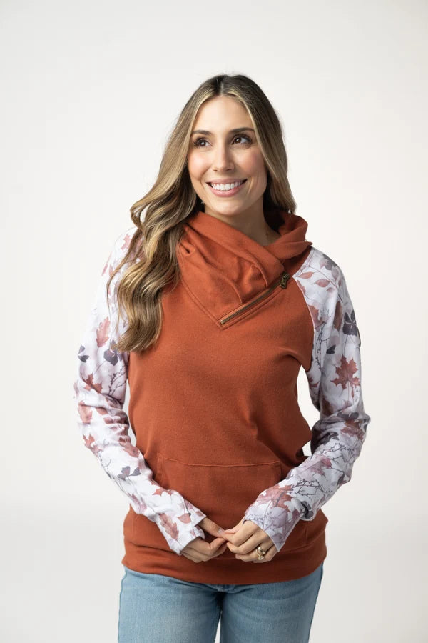 Classic Zoey ZipCowl Sweatshirt - 4 Patterns