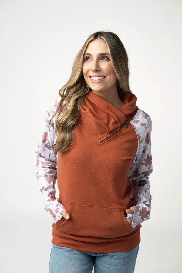 Classic Zoey ZipCowl Sweatshirt - 4 Patterns