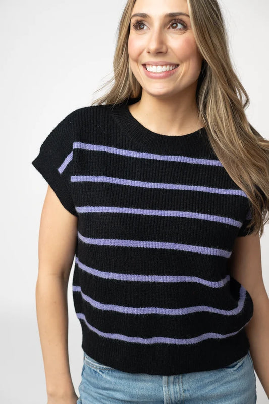 Striped Sweater Top- 2 Colors