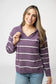 Maddie Striped Hoodie - 2 Colors