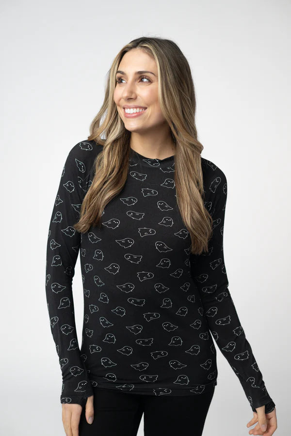 Blair Long Sleeve Top - Halloween Patterns
