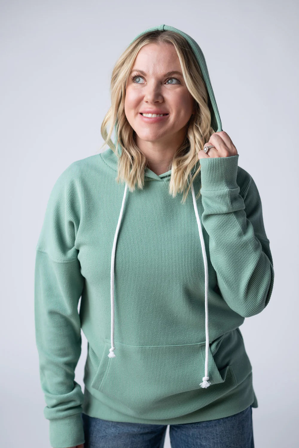 Kacey Ribbed Hoodie - 3 Colors