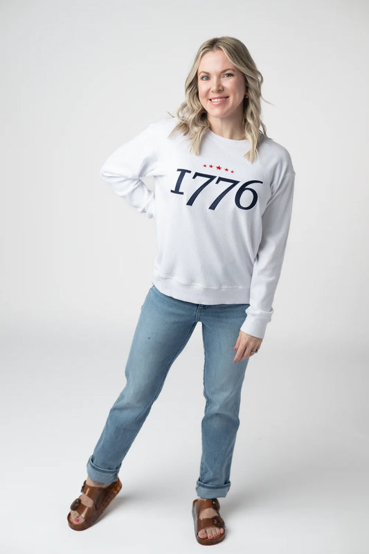 Corrine Embroidered Pullover Americana (4 Prints)