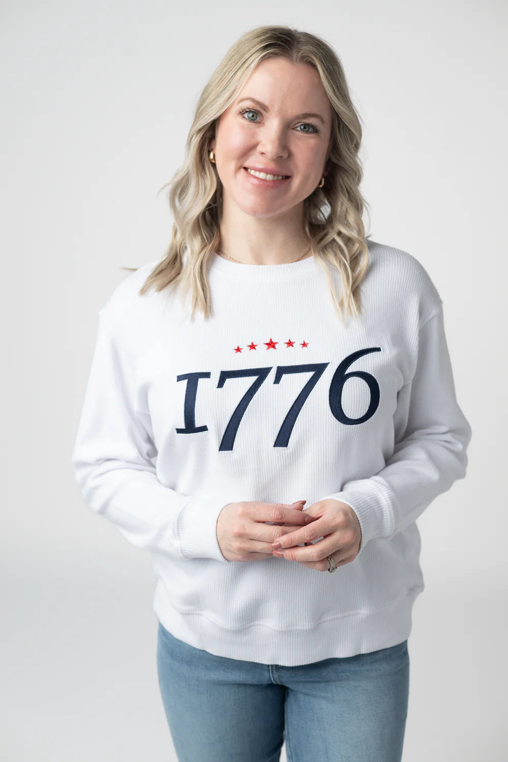 Corrine Embroidered Pullover Americana (4 Prints)