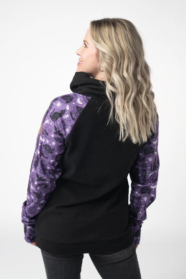 Zoey ZipCowl Sweatshirt - 2 Halloween Colors
