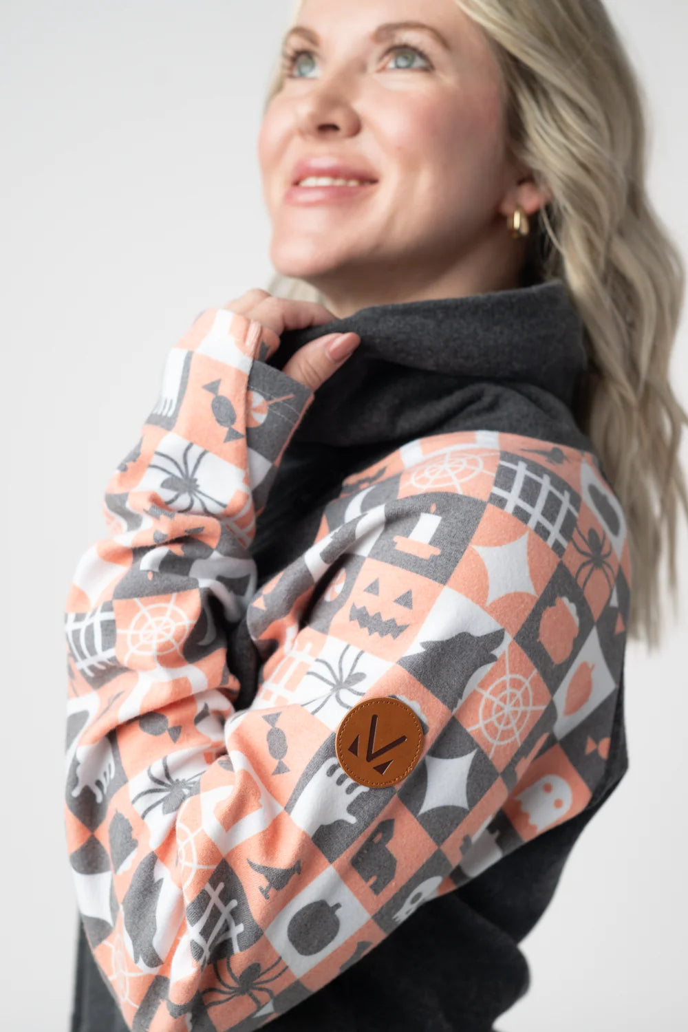 Zoey ZipCowl Sweatshirt - 2 Halloween Colors