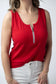 Mila Zipper Tank (4 Colors)