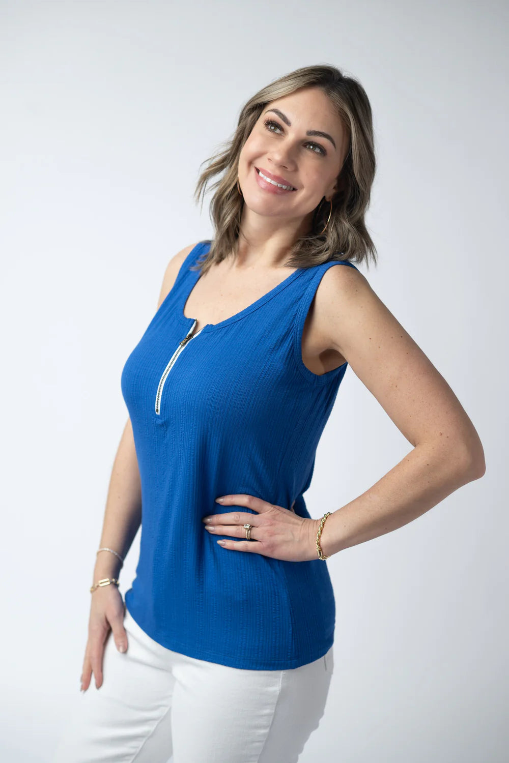 Mila Zipper Tank (4 Colors)