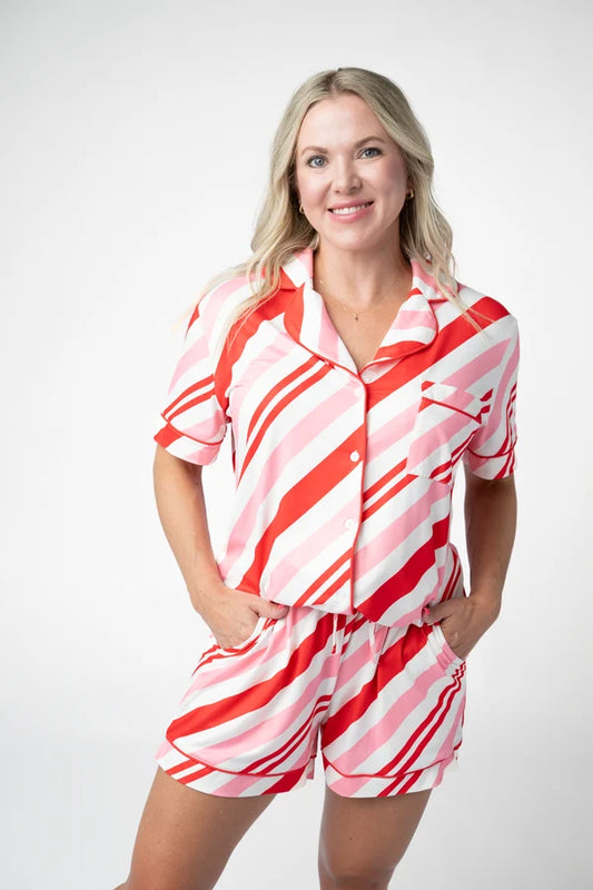 Brooke Top and Shorts Pajama Set - 2 Patterns