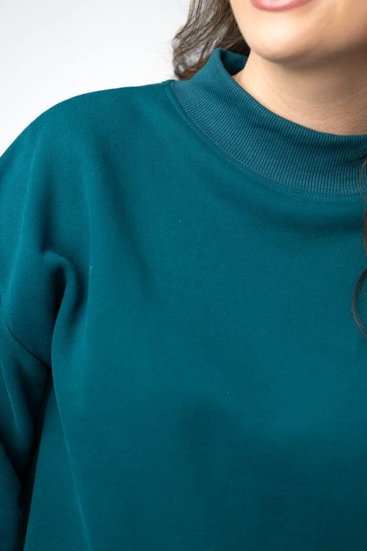 Marley Mock Neck Sweatshirt- 6 Colors