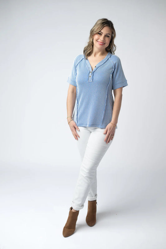 Juliette Button Top (2 Colors)