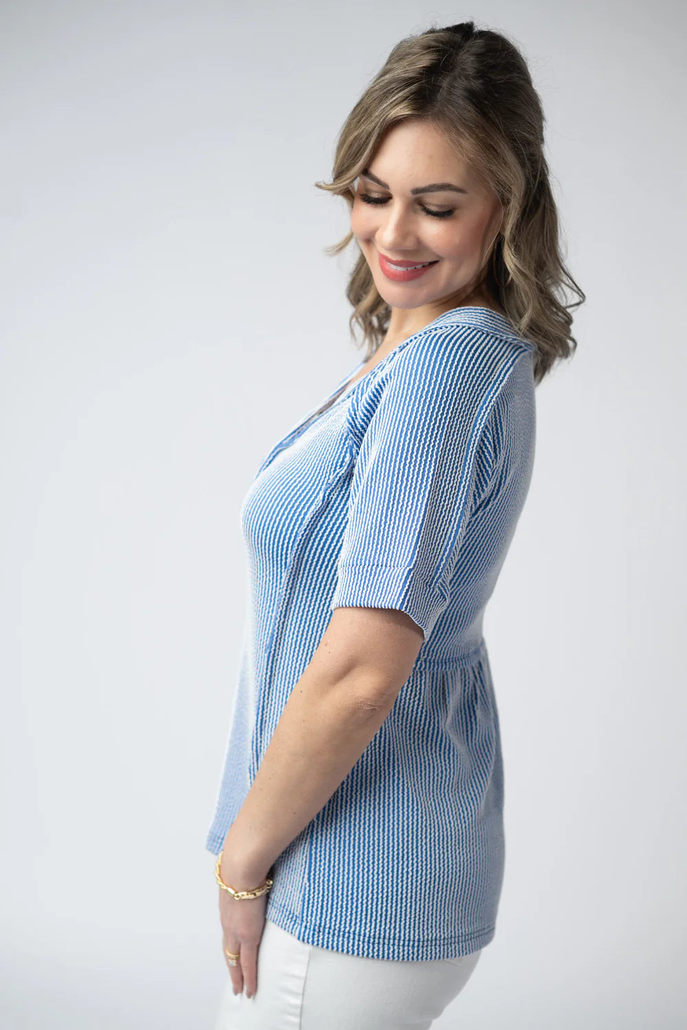 Juliette Button Top (2 Colors)