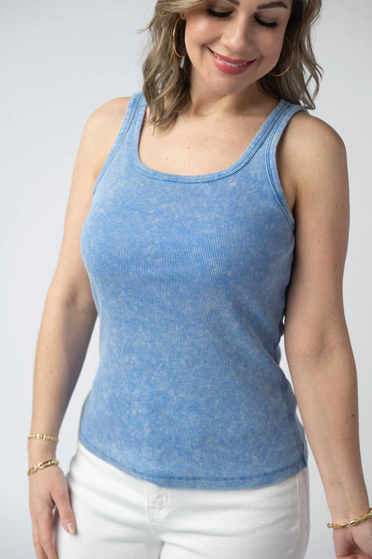 Audrey Vintage Wash Tank (2 Colors)