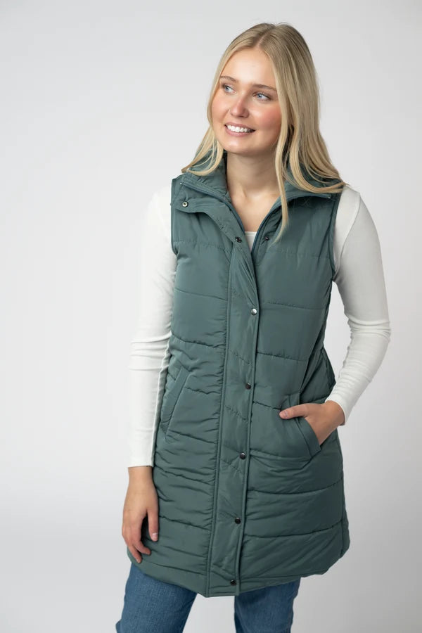 Harlow Long Vest - 10 Colors