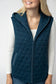 Heather Geometric Hooded Vest - 3 Colors