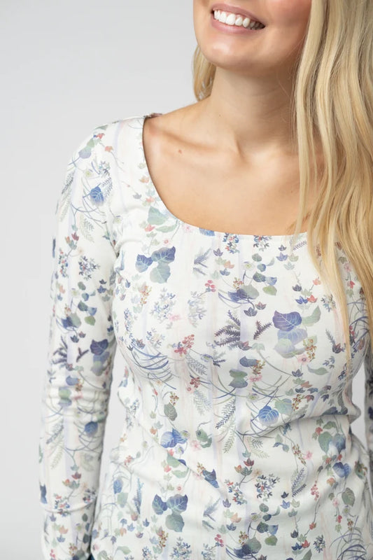 Alyssa Long Sleeve Top -5 Colors/Patterns