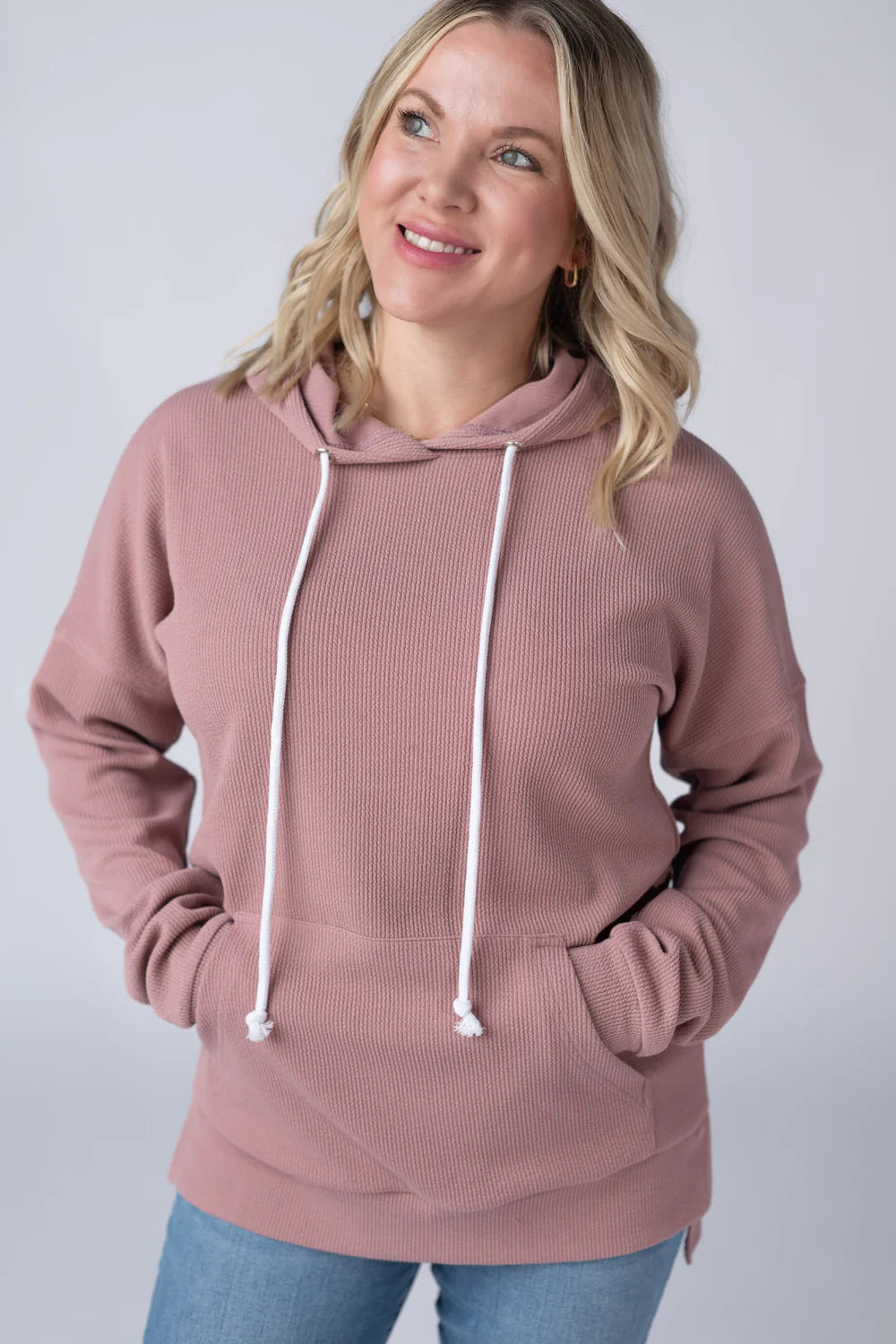 Kacey Ribbed Hoodie - 3 Colors