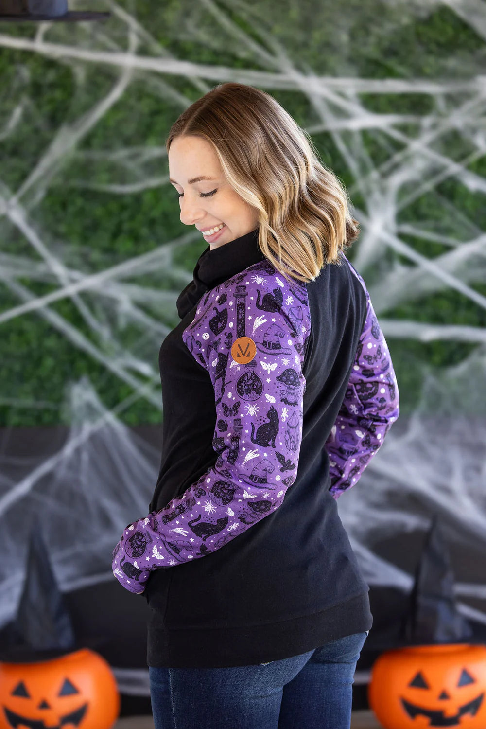 Zoey ZipCowl Sweatshirt - 2 Halloween Options