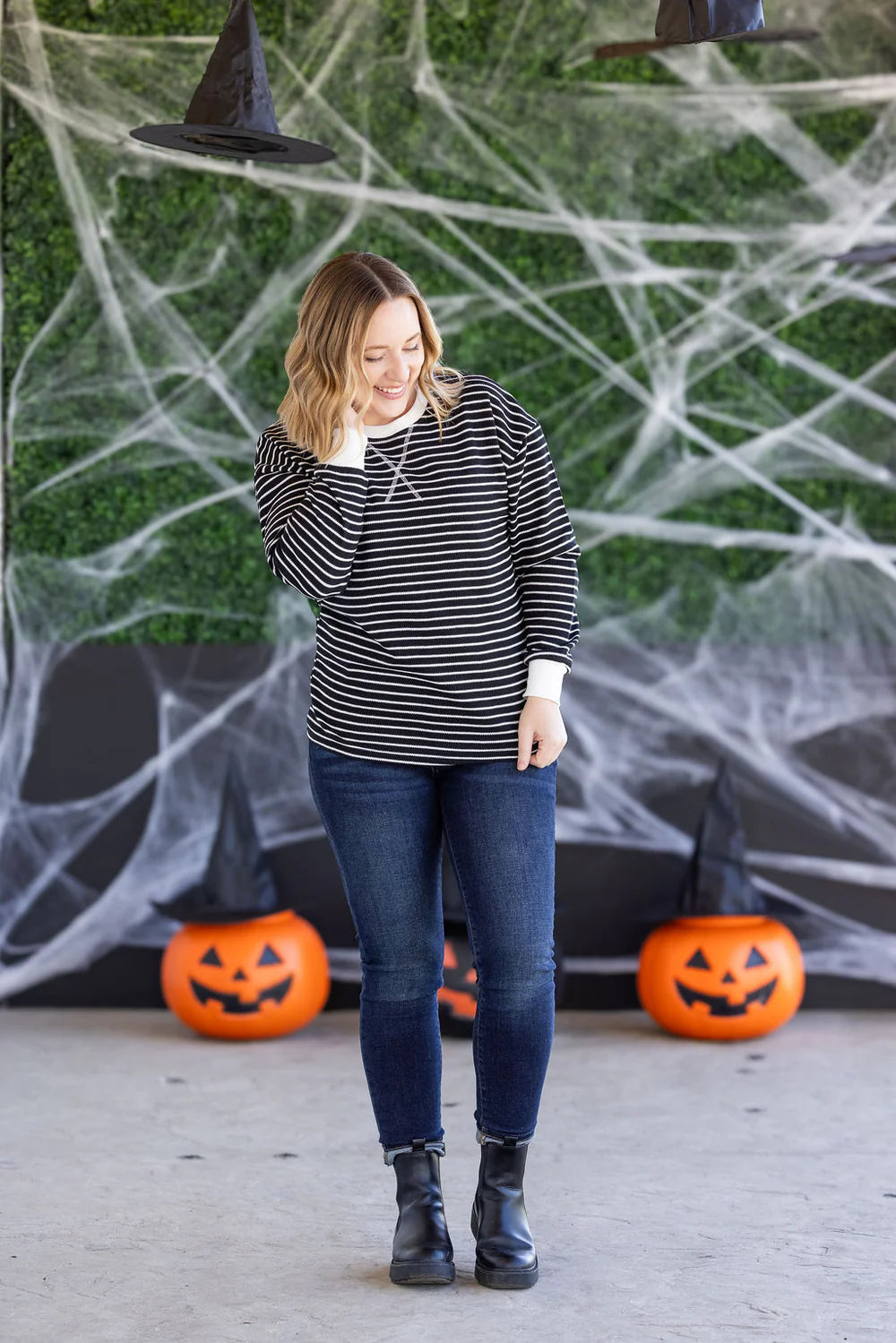 Lola Striped Thermal Top - 2 Patterns