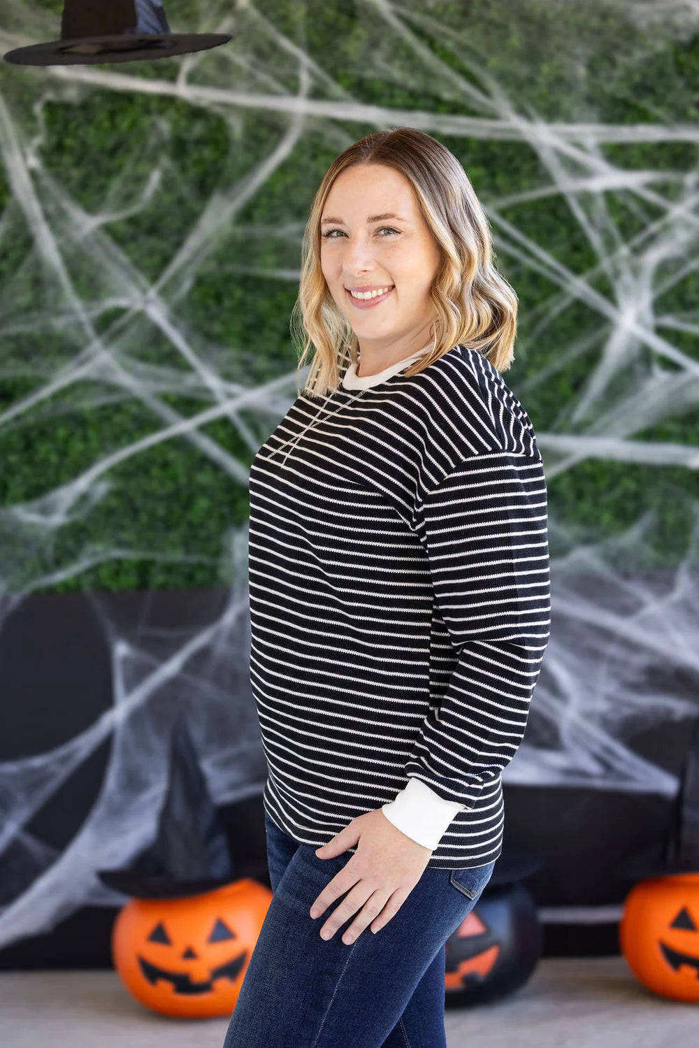 Lola Striped Thermal Top - 2 Patterns