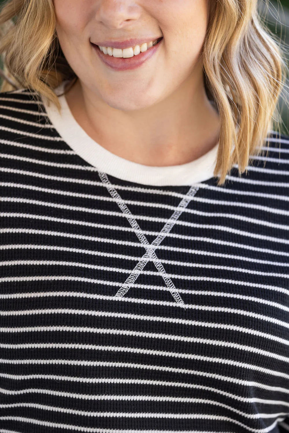 Lola Striped Thermal Top - 2 Patterns