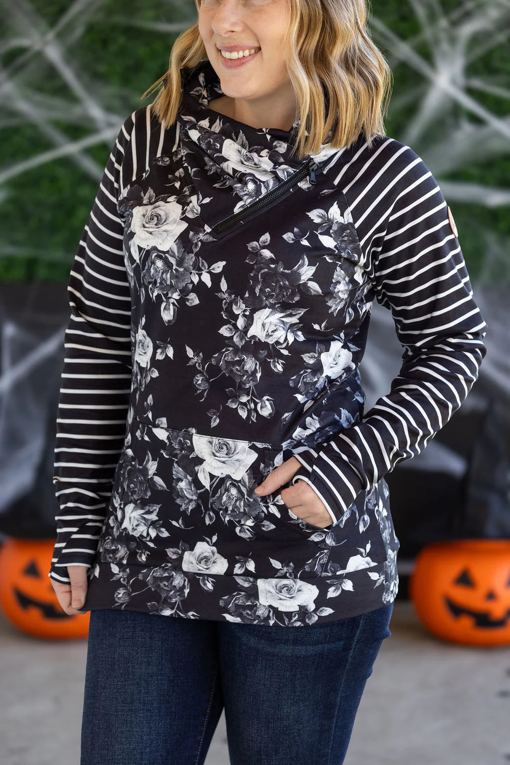 Classic Zoey ZipCowl Sweatshirt - 3 Patterns