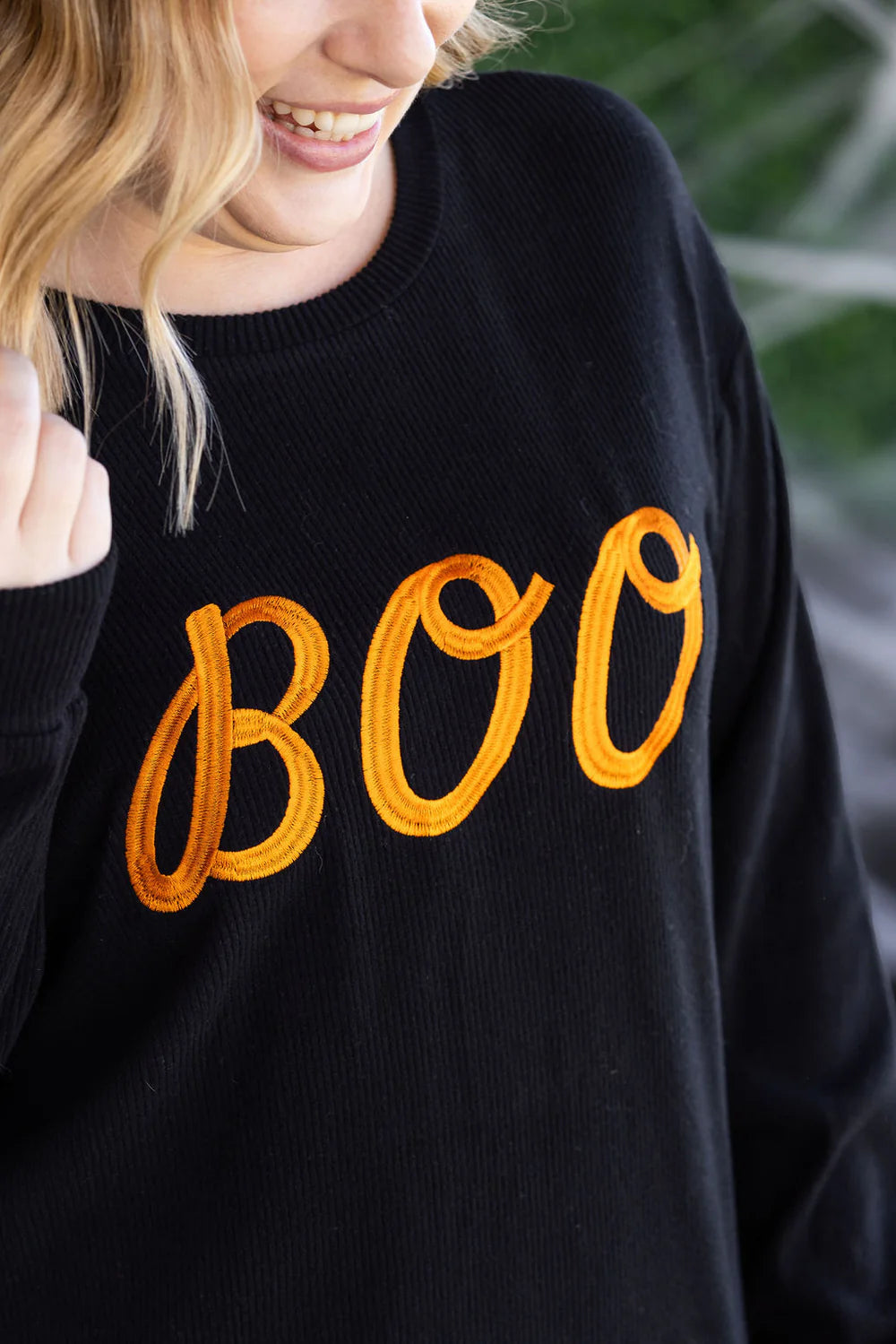 Corrine Embroidered Pullover Top - BOO