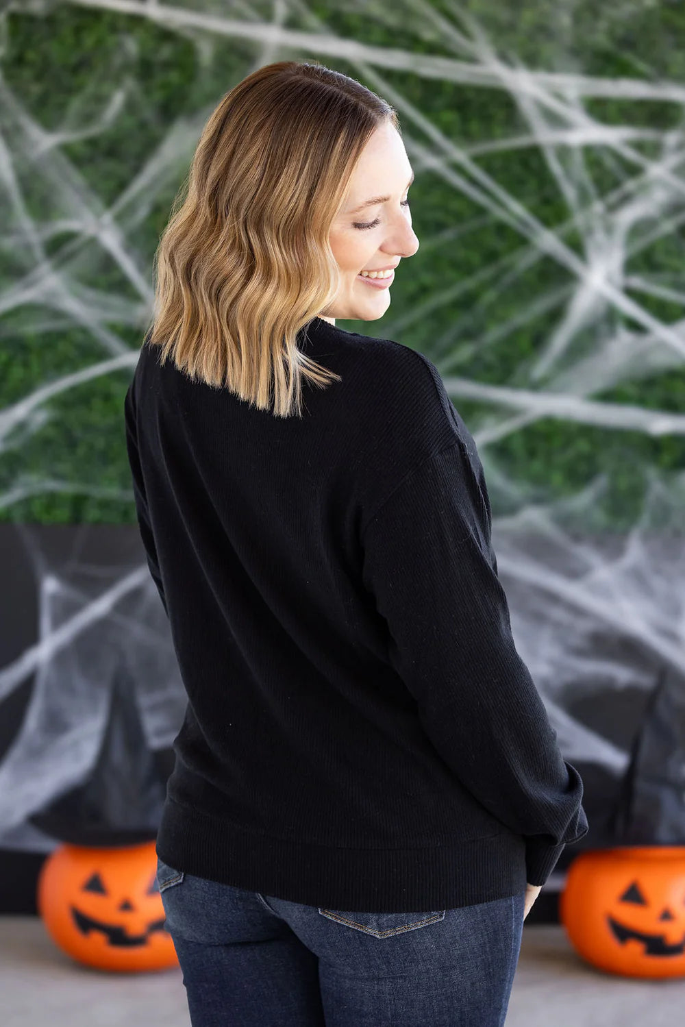 Corrine Embroidered Pullover Top - BOO