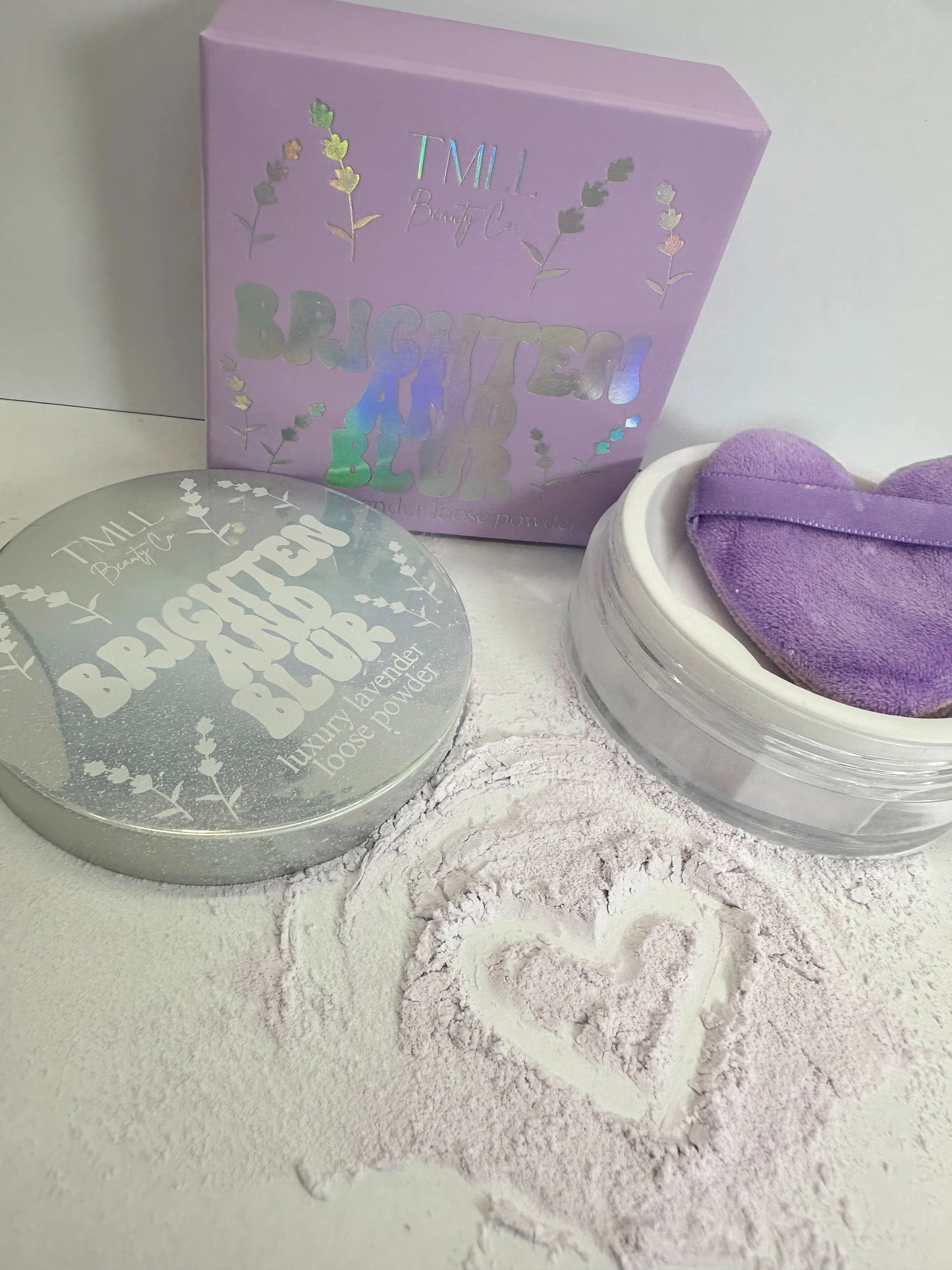 Brighten & Blur Lavender Setting Powder