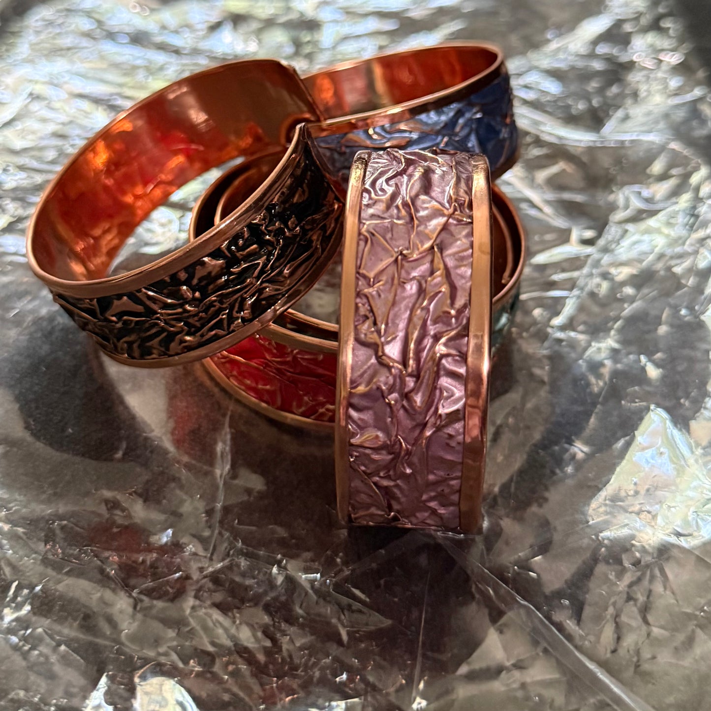 Midas' Copper Bracelets (Enamel Finish)