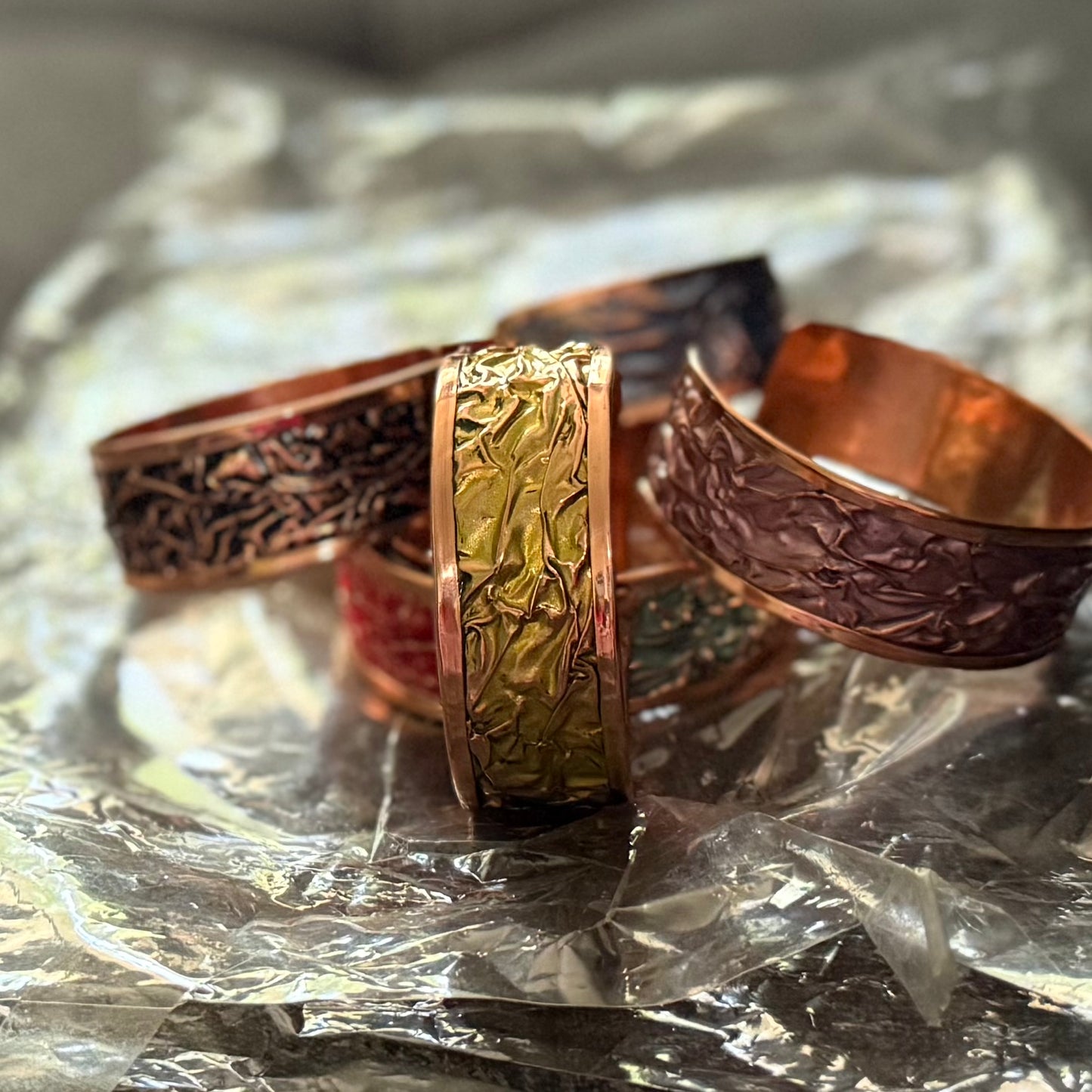 Midas' Copper Bracelets (Enamel Finish)