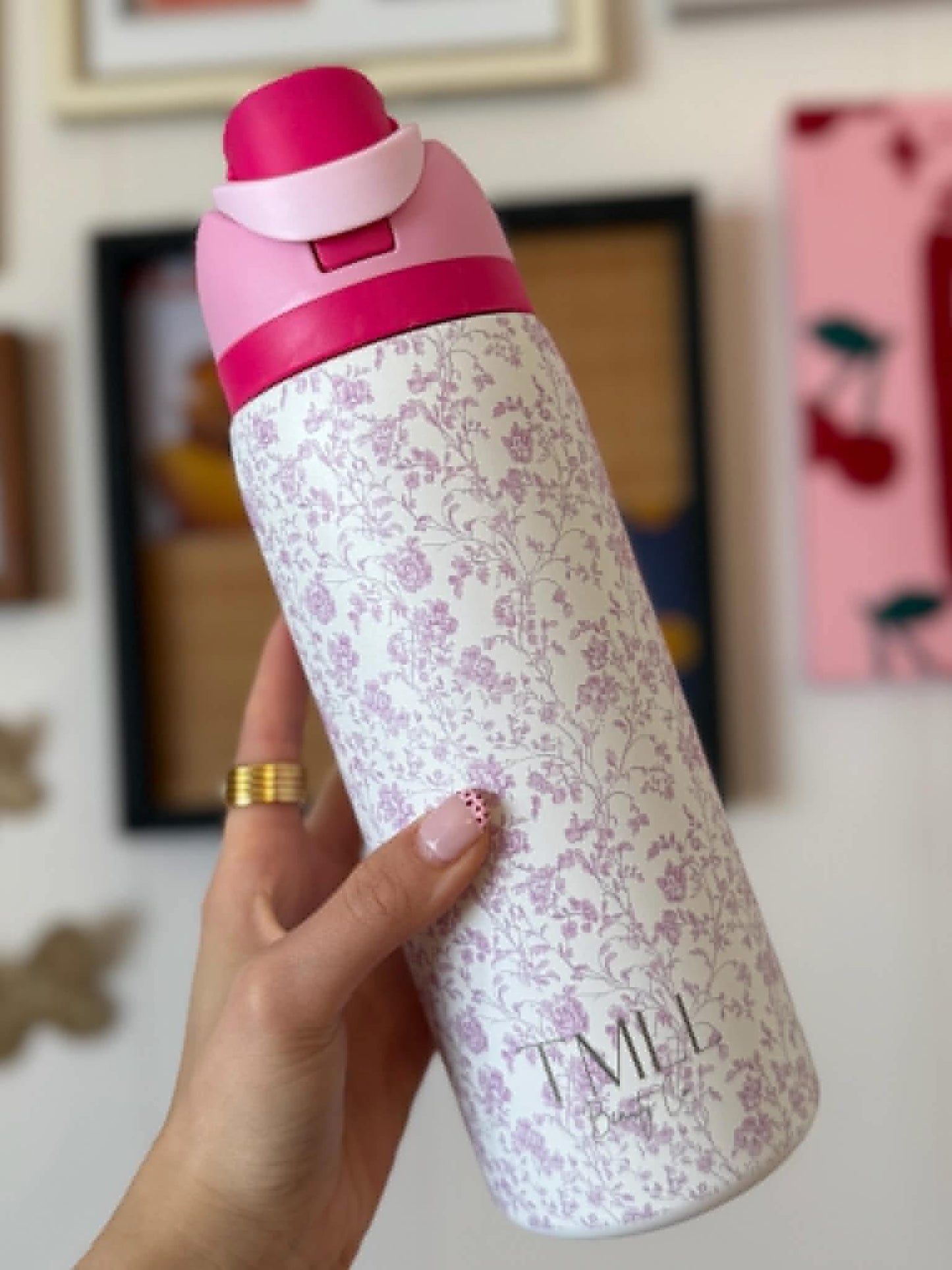 32oz Floral Hydration Bottles (PRE-ORDER / 4 Options)