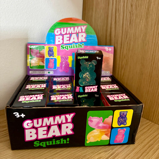 Glitter Gummy Bear Squishies