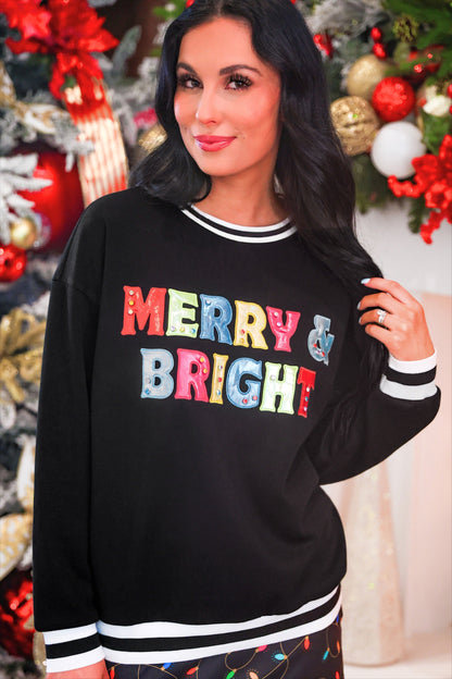 Merry & Bright Foil Pullover