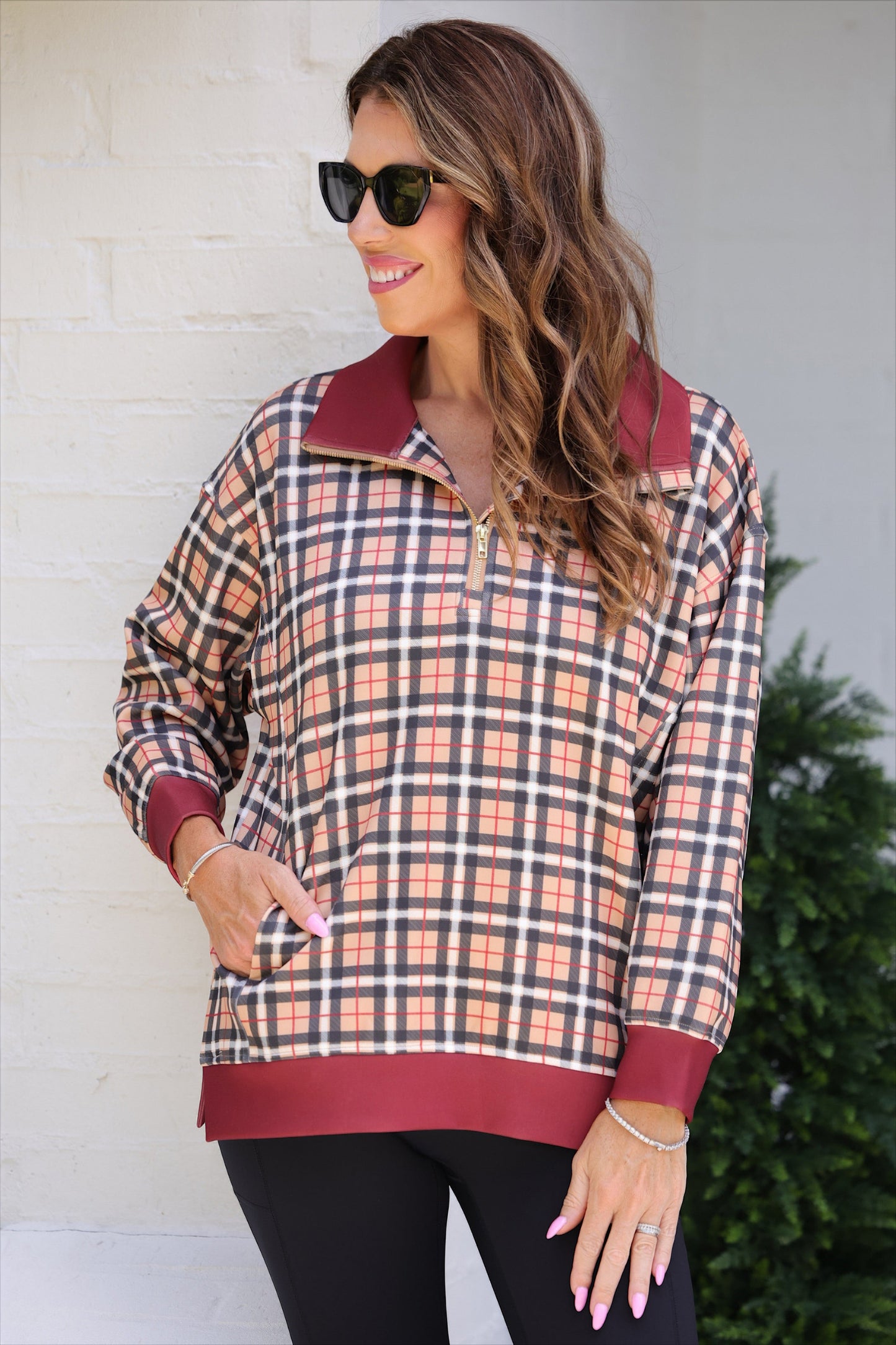 Everyday Pullover - Nora Plaid