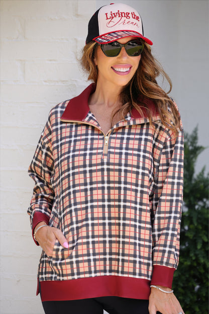 Everyday Pullover - Nora Plaid