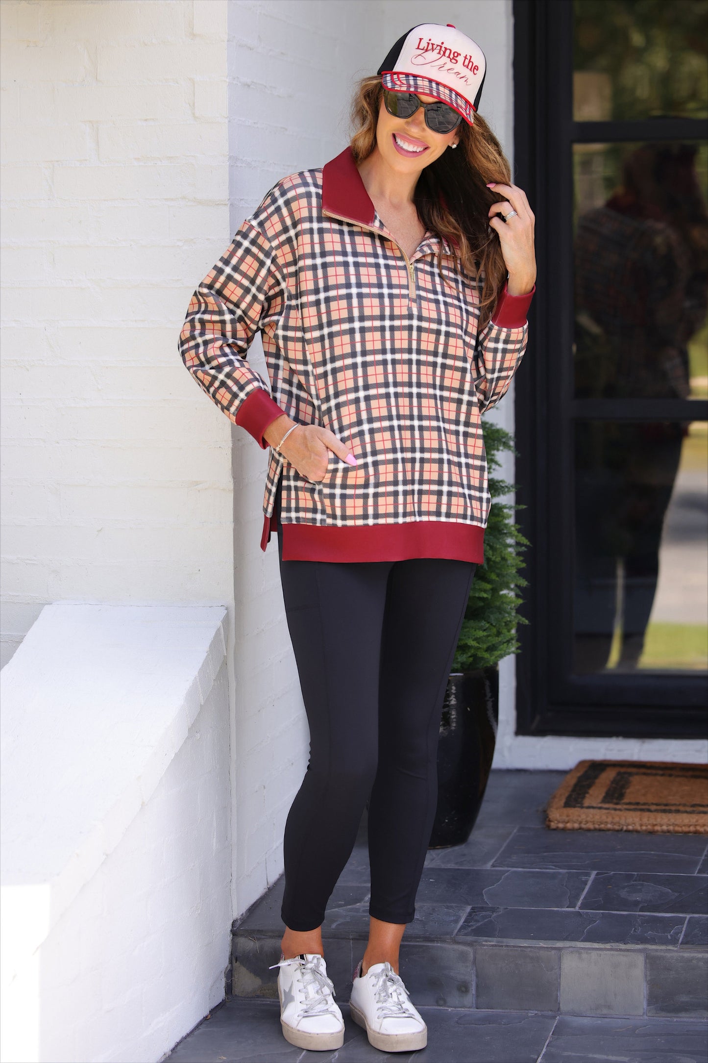 Everyday Pullover - Nora Plaid